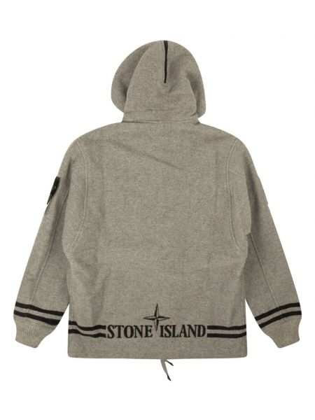 Vilnonis džemperis su gobtuvu Stone Island