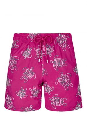 Shorts mit print Vilebrequin pink