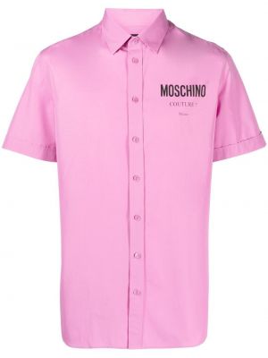 Риза с копчета с принт Moschino