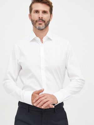 Długa koszula slim fit Michael Kors biała