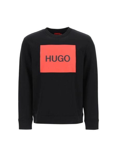 Sweatshirt mit rundhalsausschnitt Hugo Boss schwarz
