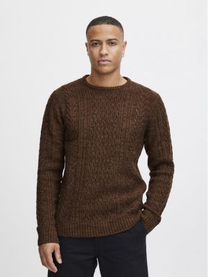 Pikčasti pulover Blend rjava