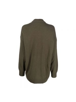 Dzianinowy sweter Michael Kors zielony