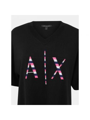 Однотонный свитер Armani Exchange розовый