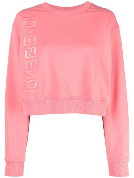 Sweatshirt mit print Fendi pink
