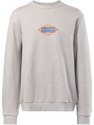 Sweatshirt aus baumwoll mit print Reebok grau