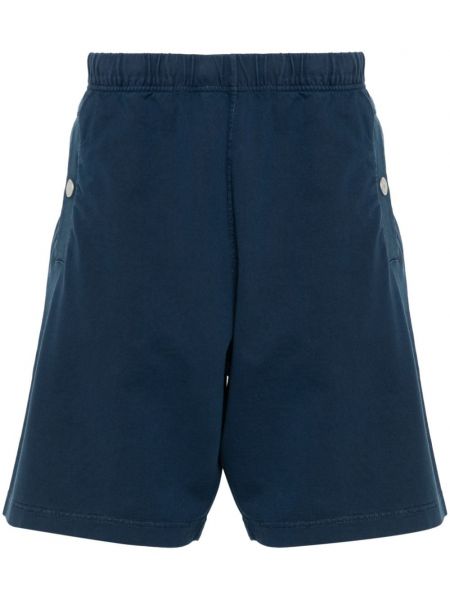 Shorts en coton Stone Island bleu