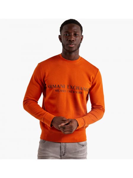 Свитшот Armani Exchange оранжевый