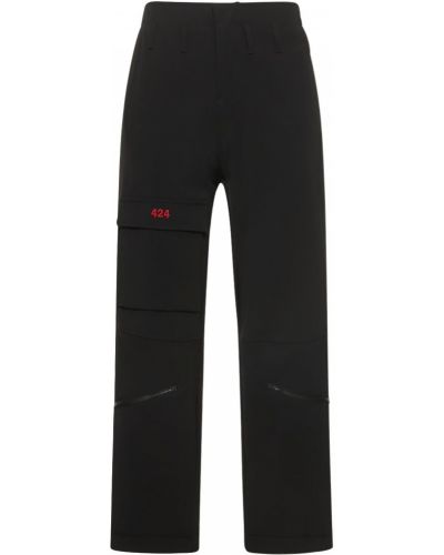 Pantaloni cargo din nailon 424 negru