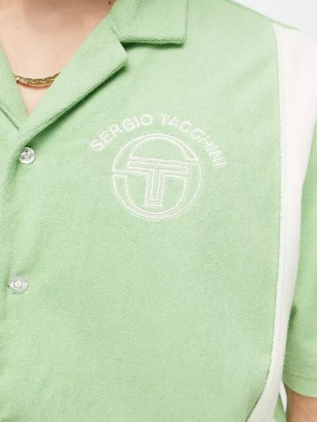 Рубашка Sergio Tacchini зеленая