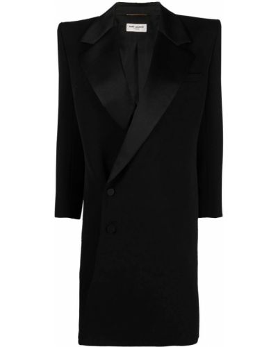 Коктейлна рокля Saint Laurent черно