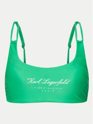 Plavky Karl Lagerfeld zelené