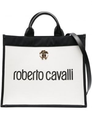 Geantă shopper cu imagine Roberto Cavalli