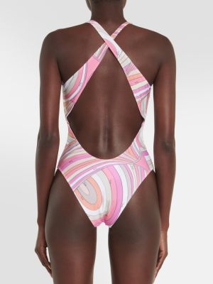 Badeanzug mit print Pucci pink