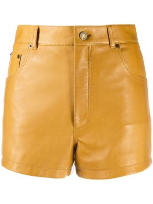 Pantalones cortos con bolsillos Saint Laurent marrón