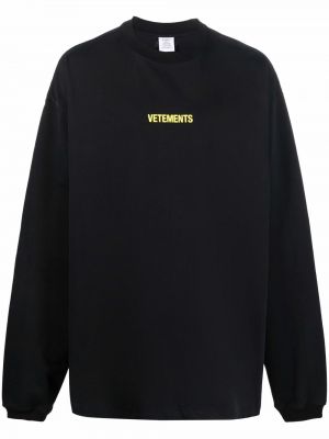 Sweatshirt Vetements svart