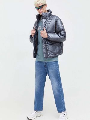 Traper jakna oversized Tommy Jeans siva