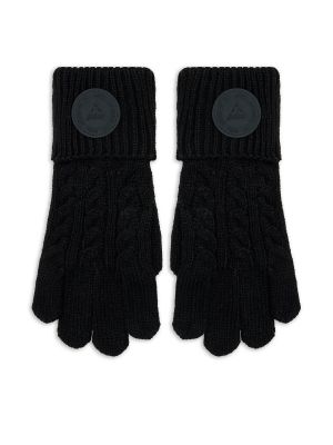 Dzianinowe rękawiczki wsuwane Guess czarne