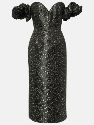 Μίντι φόρεμα Markarian μαύρο