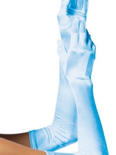 Перчатки Leg Avenue голубые