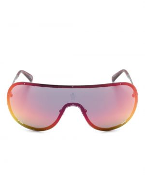 Okulary przeciwsłoneczne Moncler Eyewear czerwone