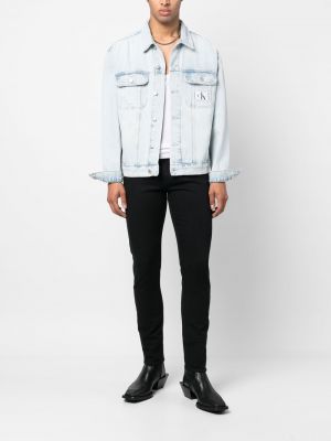 Jeans skinny slim Calvin Klein noir