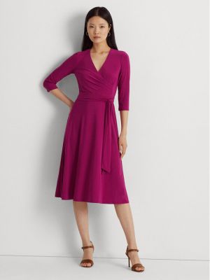 Šaty Lauren Ralph Lauren růžové