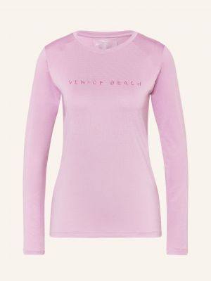 Koszulka z długim rękawem Venice Beach różowa