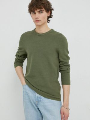 Pamučni pulover Marc O'polo zelena