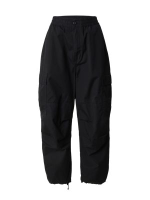 Pantaloni cargo cu buzunare cu talie înaltă Carhartt Wip negru