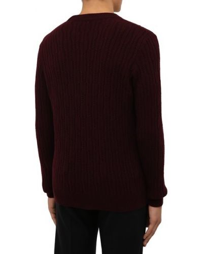Кашемировый свитер Zilli бордовый