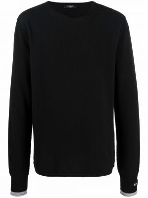 Jersey de tela jersey Balmain negro