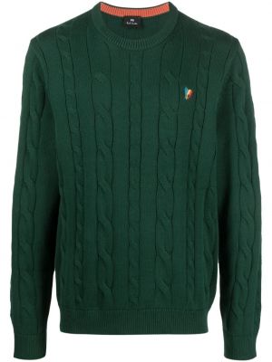 Пуловер бродиран Ps Paul Smith зелено