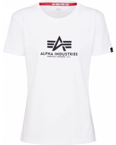 Marškinėliai Alpha Industries balta
