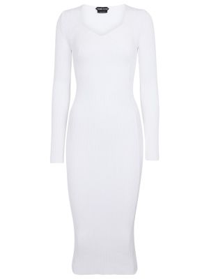 Sukienka midi Tom Ford biała