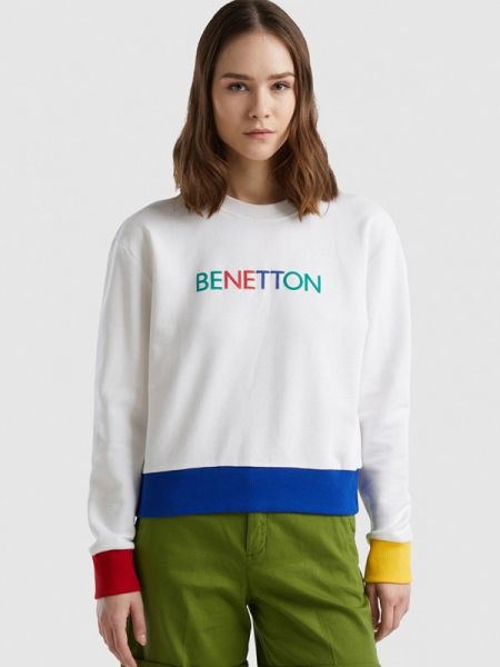 Свитшот United Colors Of Benetton белый
