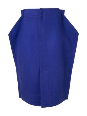 Falda midi Comme Des Garçons Pre-owned azul