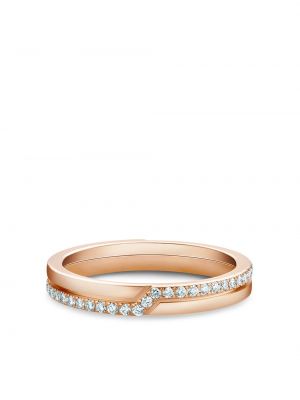 Rožinio aukso žiedas De Beers Jewellers