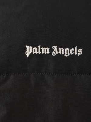 Найлоново пухено яке Palm Angels черно
