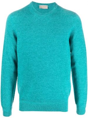 Pleten pulover John Smedley modra