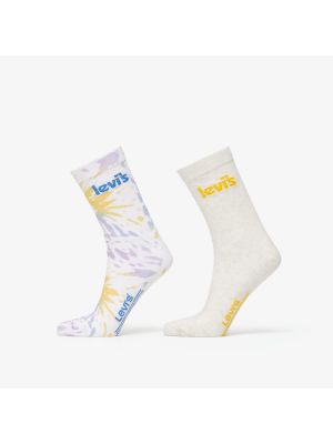 Bílé batikované ponožky Levi's ®