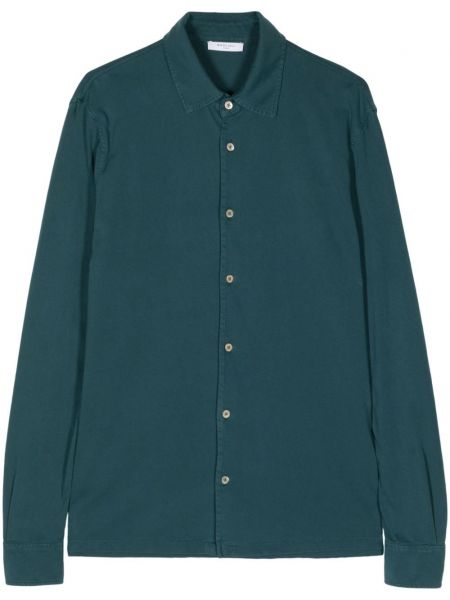 Βαμβακερό πουκάμισο Boglioli πράσινο