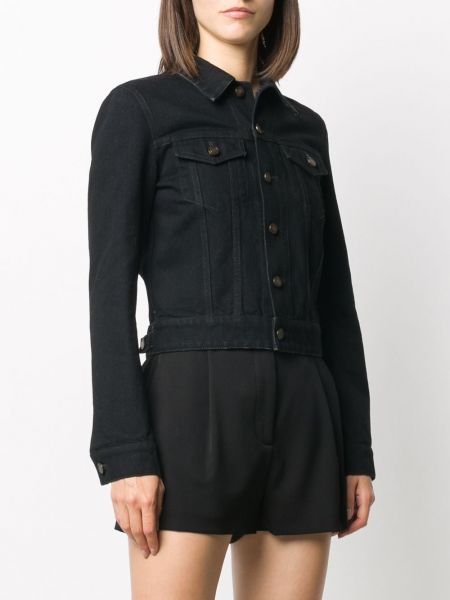 Džínová bunda Saint Laurent černá