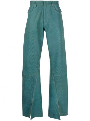 Zvonové džíny Bianca Saunders zelené