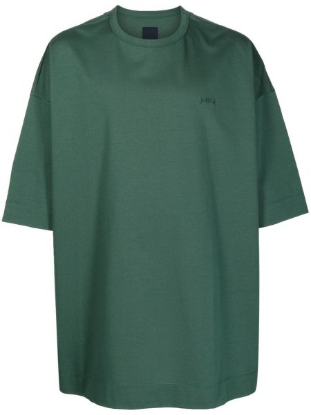 Raštuotas medvilninis marškinėliai Juun.j žalia