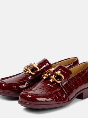 Pantofi loafer din piele Bottega Veneta maro