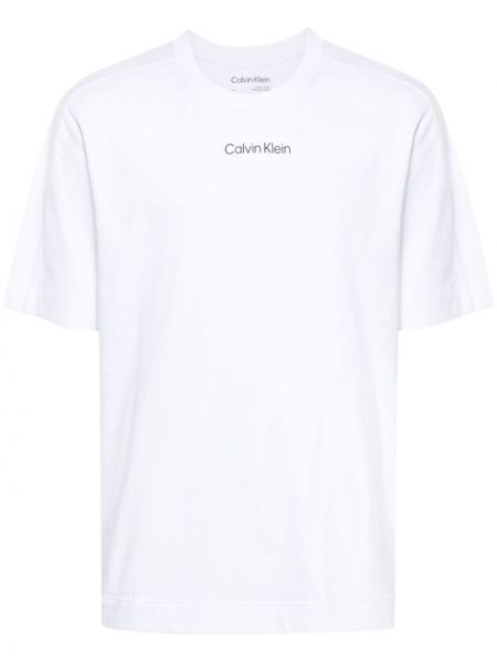 Pamut póló nyomtatás Calvin Klein fehér
