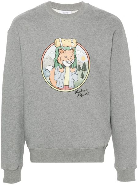 Sweatshirt Maison Kitsuné grå