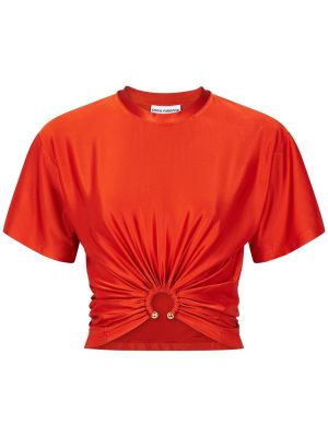 Jersey póló Paco Rabanne narancsszínű