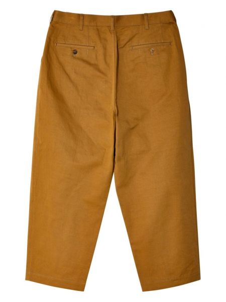Pantalon droit plissé Comme Des Garçons Homme marron